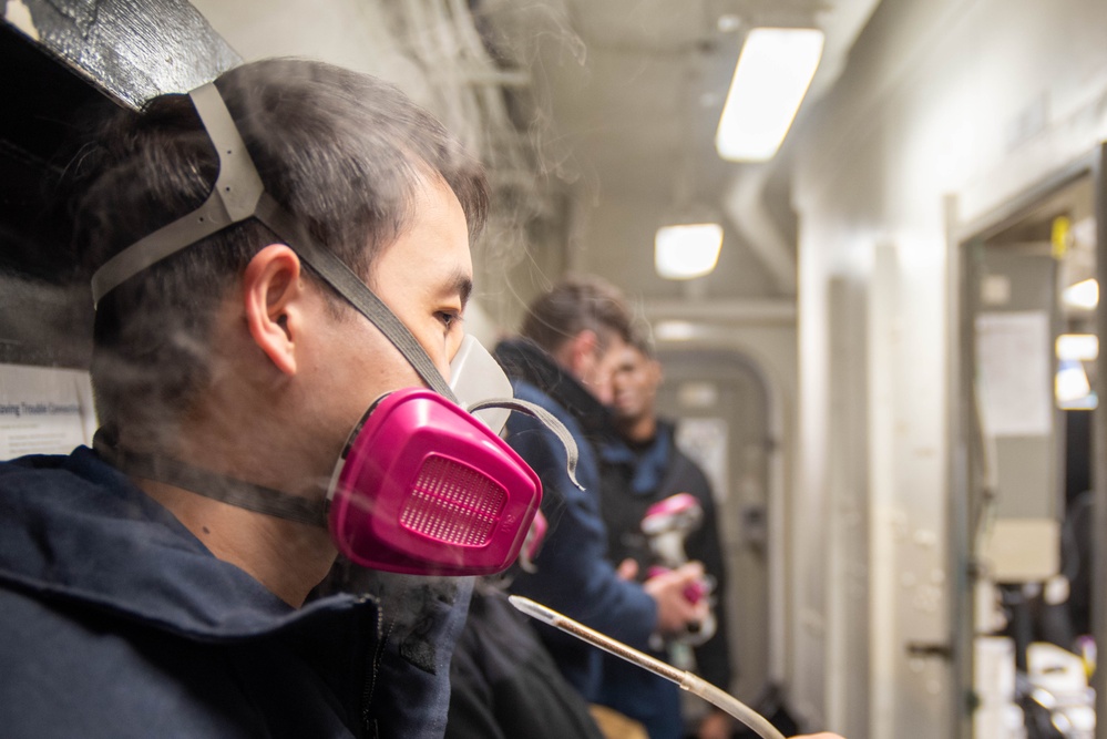 USS Ronald Reagan (CVN 76) Respirator Fit Testing