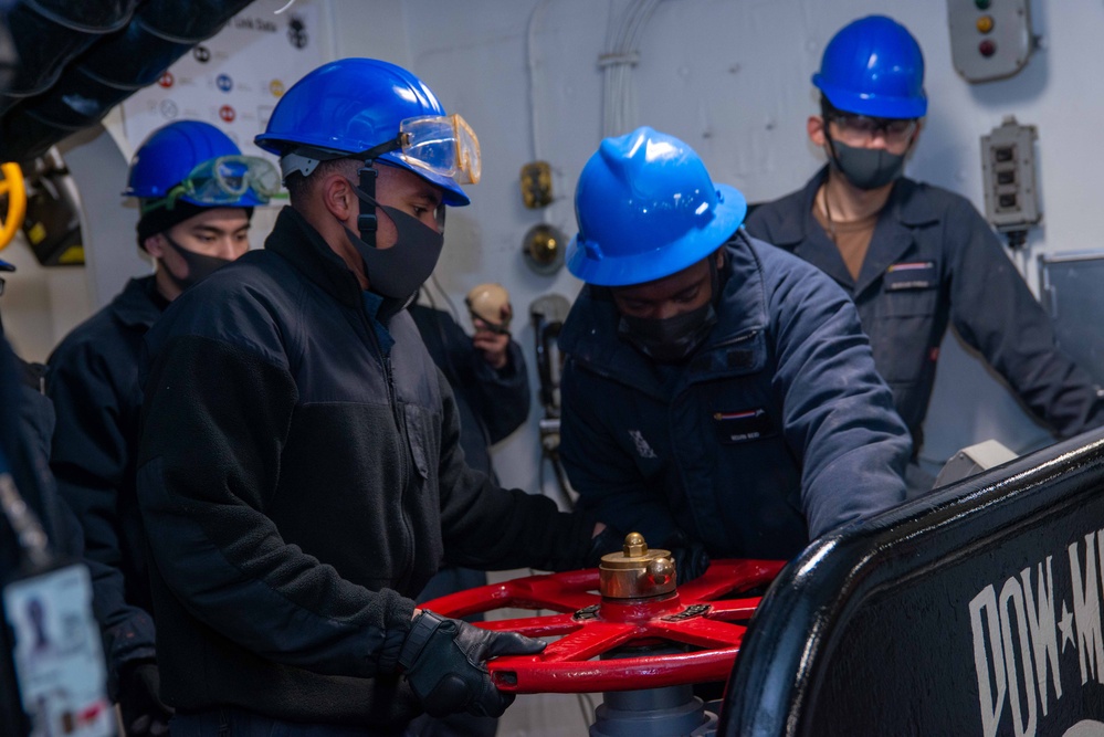 USS Ronald Reagan (CVN 76) Anchor Chain Release