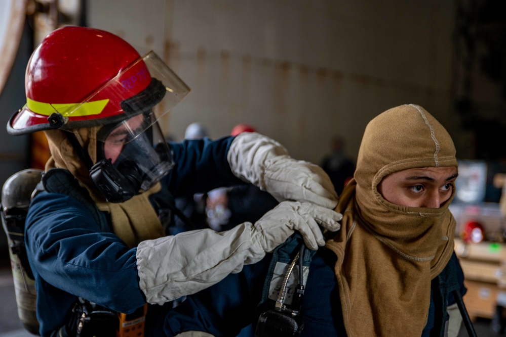 USS Ronald Reagan (CVN 76) General Quarters Drill