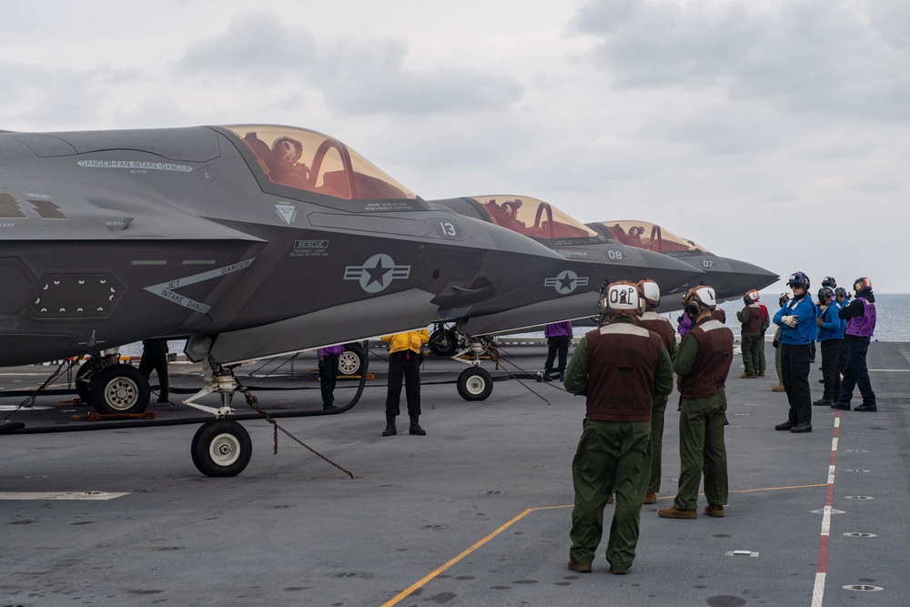 USS America (LHA 6) Conducts Flight Operations