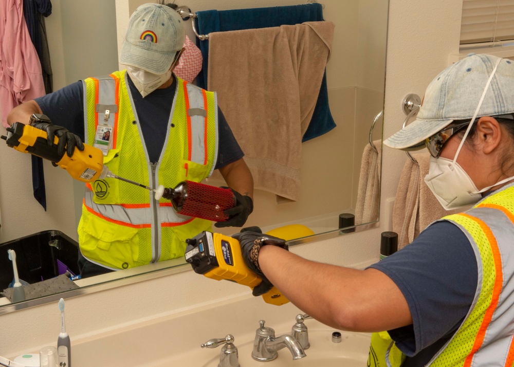 NAVFAC Contractors Collect Water Samples at McGrew Point Community