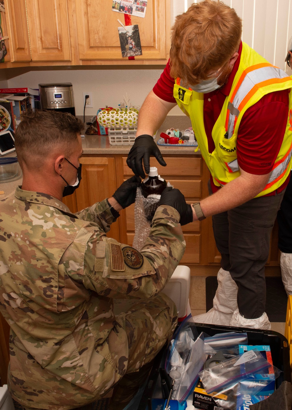 NAVFAC Contractors Collect Water Samples at McGrew Point Community