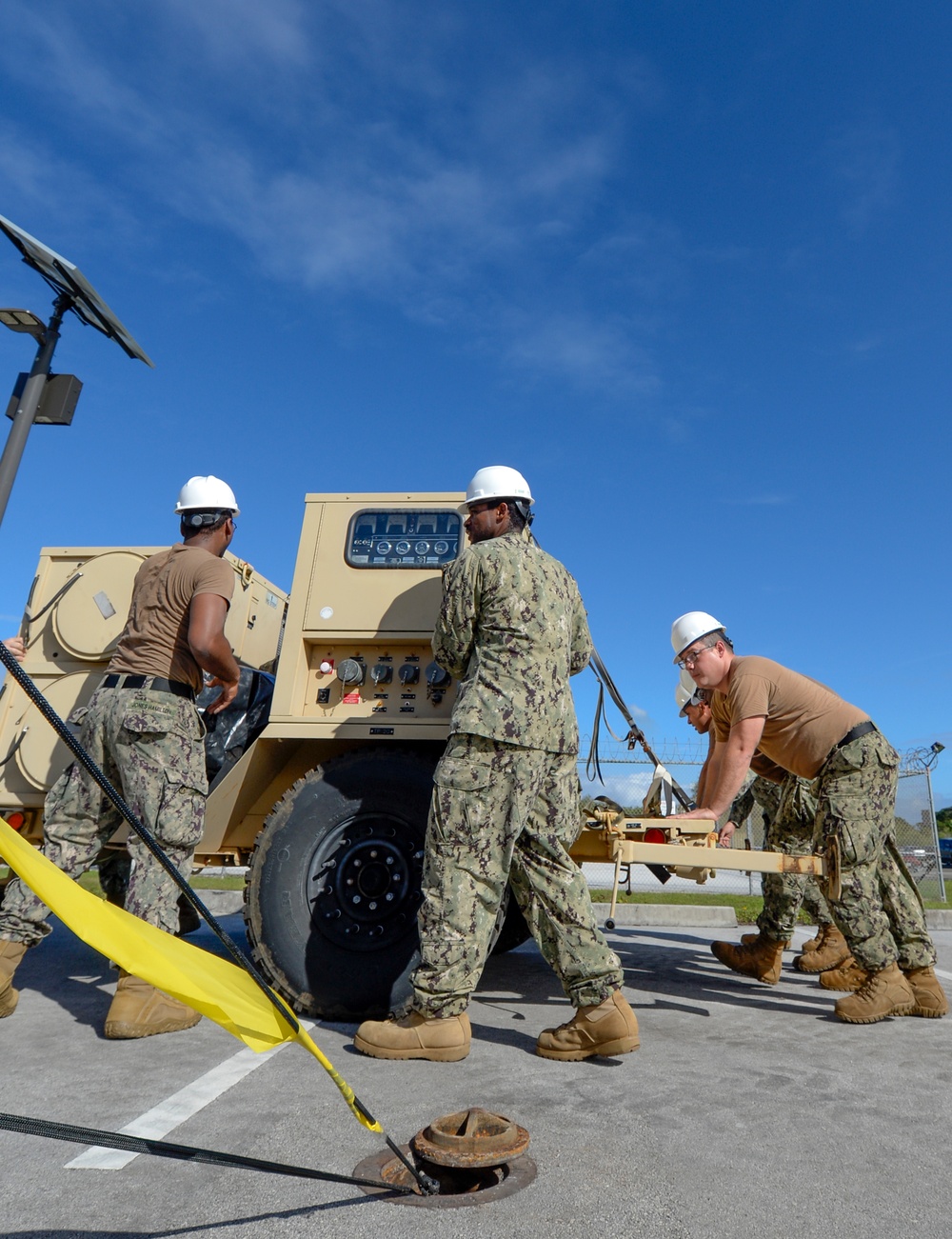 CTF75 Sailors participate in the Command Post Exercise