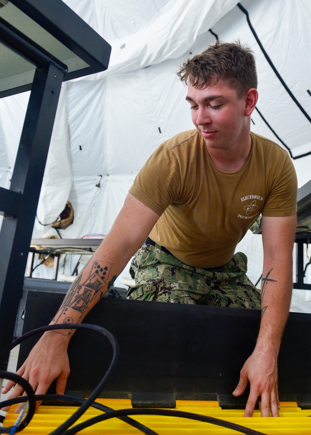 CTF 75 Sailors participate in Command Post Exercise