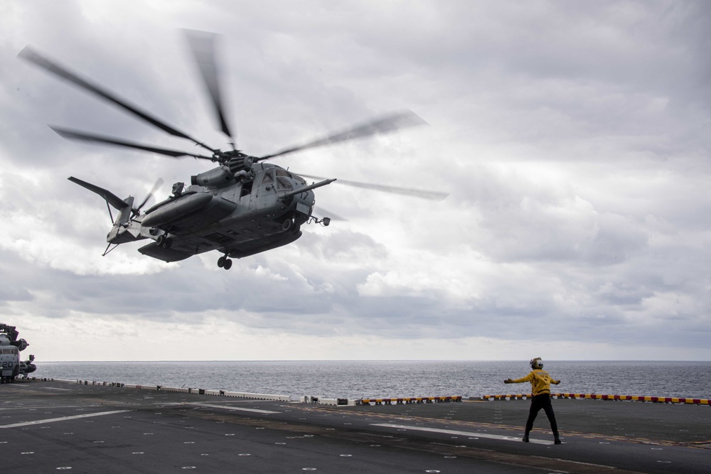 USS America Conducts Flight Ops