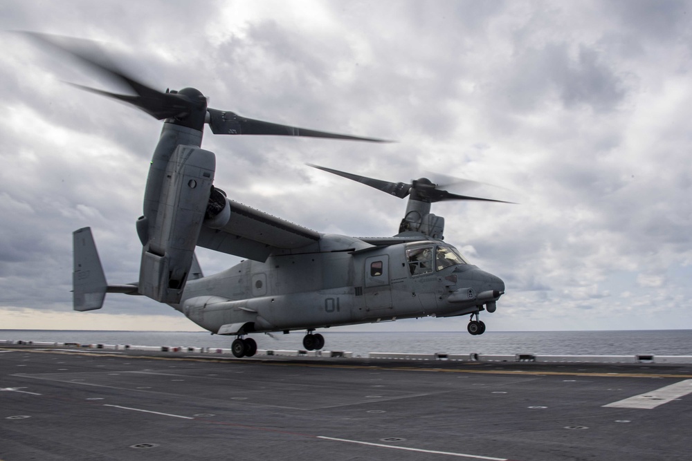 USS America Conducts Flight Ops