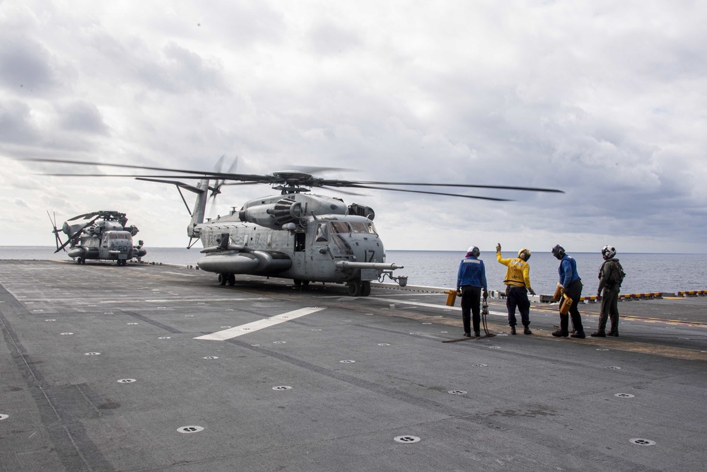 USS America Conducts Flight Ops