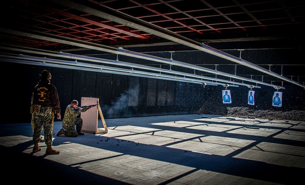 Maritime Expeditionary Security Squadron ELEVEN Conducts Live-Fire Qualification Exercise onboard Naval Weapons Station Seal Beach
