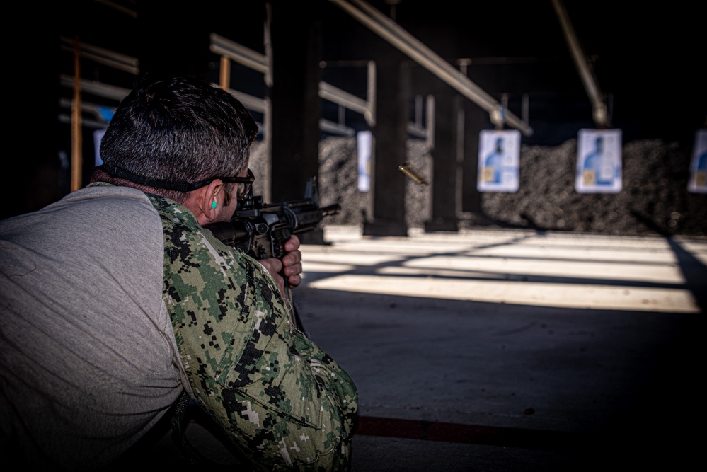 Maritime Expeditionary Security Squadron ELEVEN Conducts Live-Fire Qualification Exercise onboard Naval Weapons Station Seal Beach