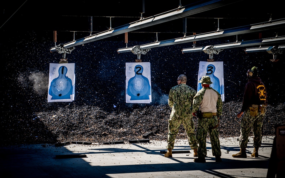 Maritime Expeditionary Security Squadron ELEVEN Conducts Live-Fire Qualification Exercise onboard Naval Weapons Station Seal Beach