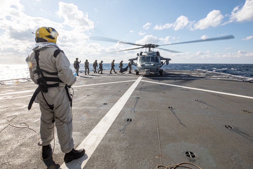 Neptune Strike 2022 highlights the natural evolution of NATO’s ability to integrate the high-end maritime warfare capabilities of a carrier strike group to support the defense of the Alliance.