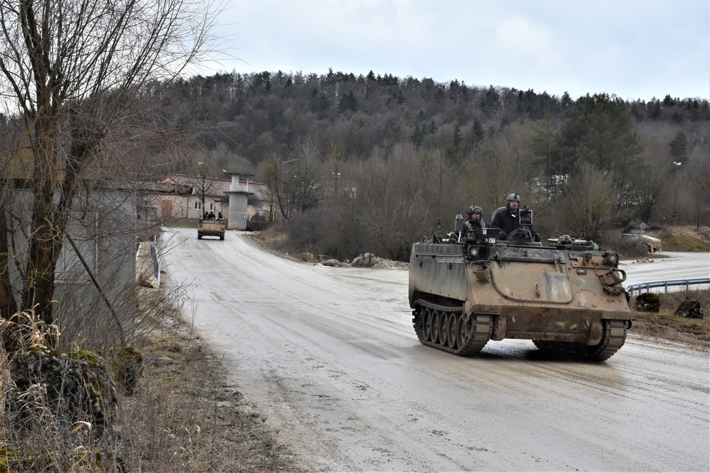 The mission continues on a gloomy Hohenfels day at Allied Spirit 22