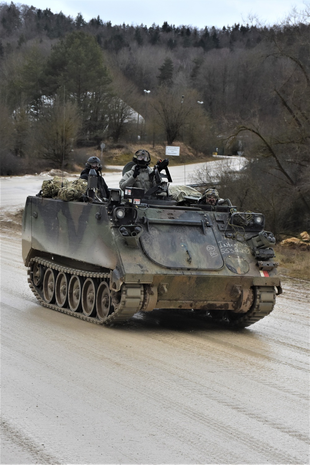 The mission continues on a gloomy Hohenfels day at Allied Spirit 22