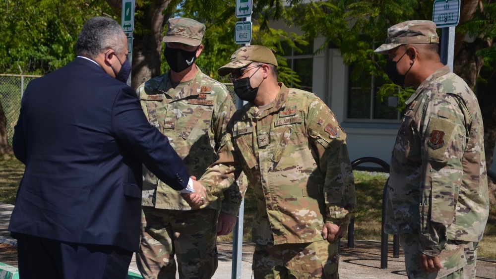 Secretary of the Navy, Carlos Del Toro, visits the 156th Wing Medical Group