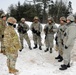 Brig. Gen. Mathews and Command Sgt. Maj. Patrouille Conduct a Battlefield Circulation Visit