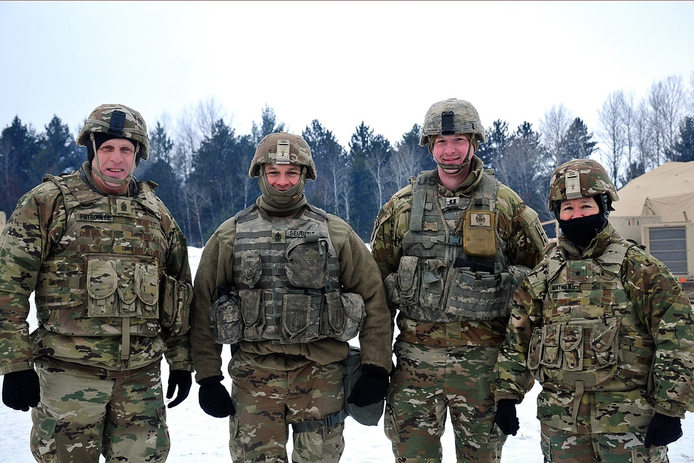 Brig. Gen. Mathews and Command Sgt. Maj. Patrouille Conduct a Battlefield Circulation Visit