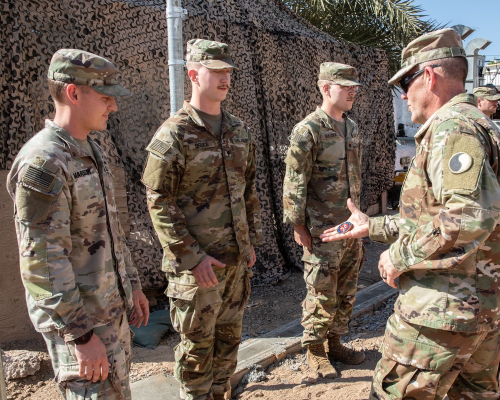 Maj. Gen. Rhodes visits Red Dragons in Djibouti