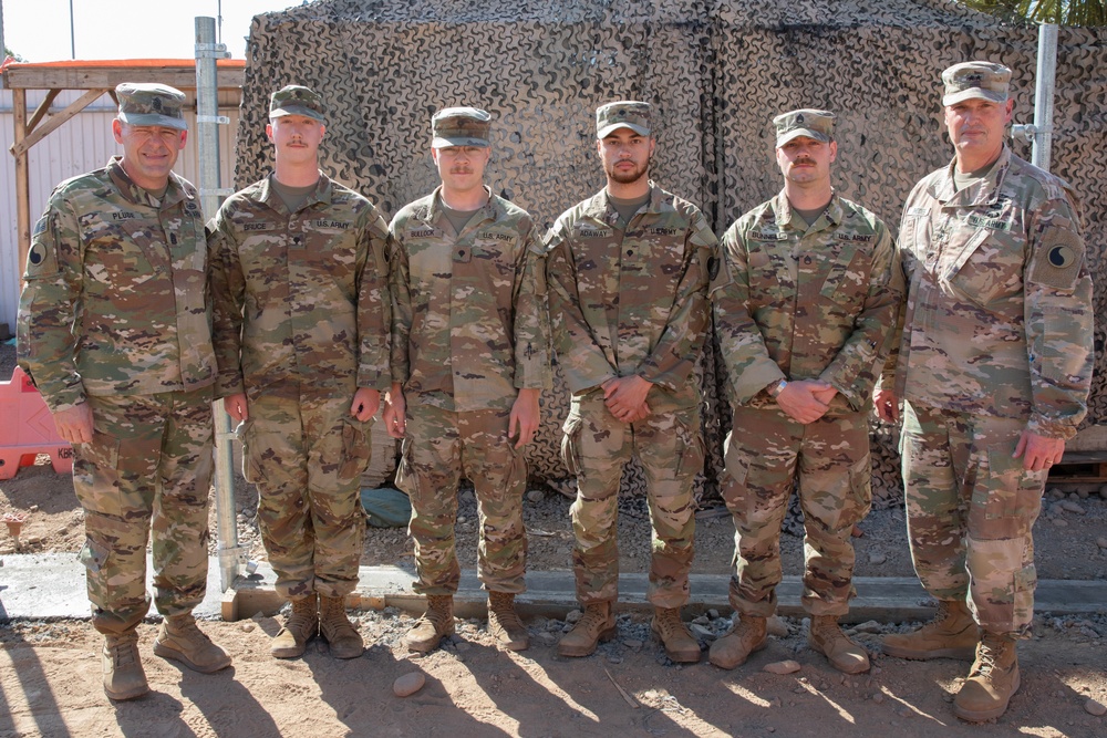 Maj. Gen. Rhodes visits Red Dragons in Djibouti