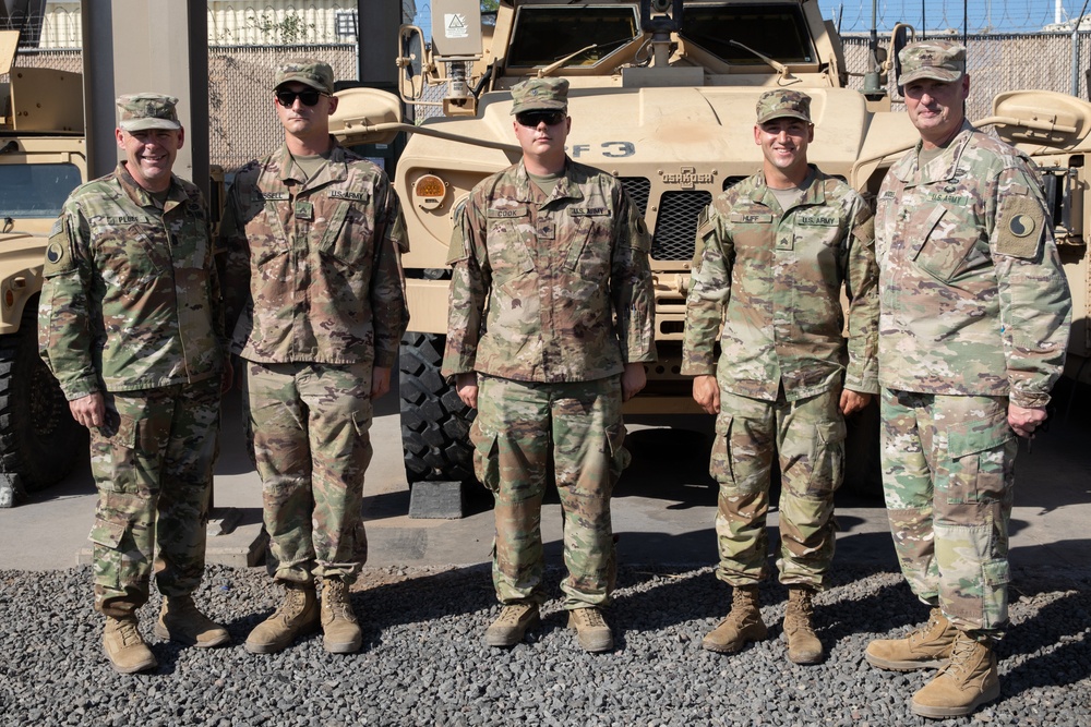 Maj. Gen. Rhodes visits Red Dragons in Djibouti