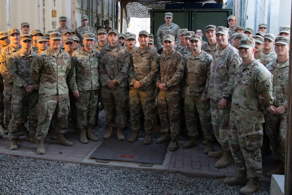 Maj. Gen. Rhodes visits Red Dragons in Djibouti