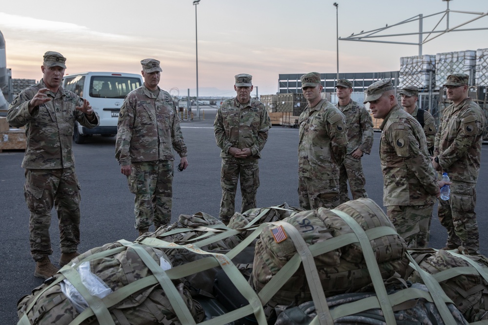 Maj. Gen. Rhodes visits Red Dragons in Djibouti