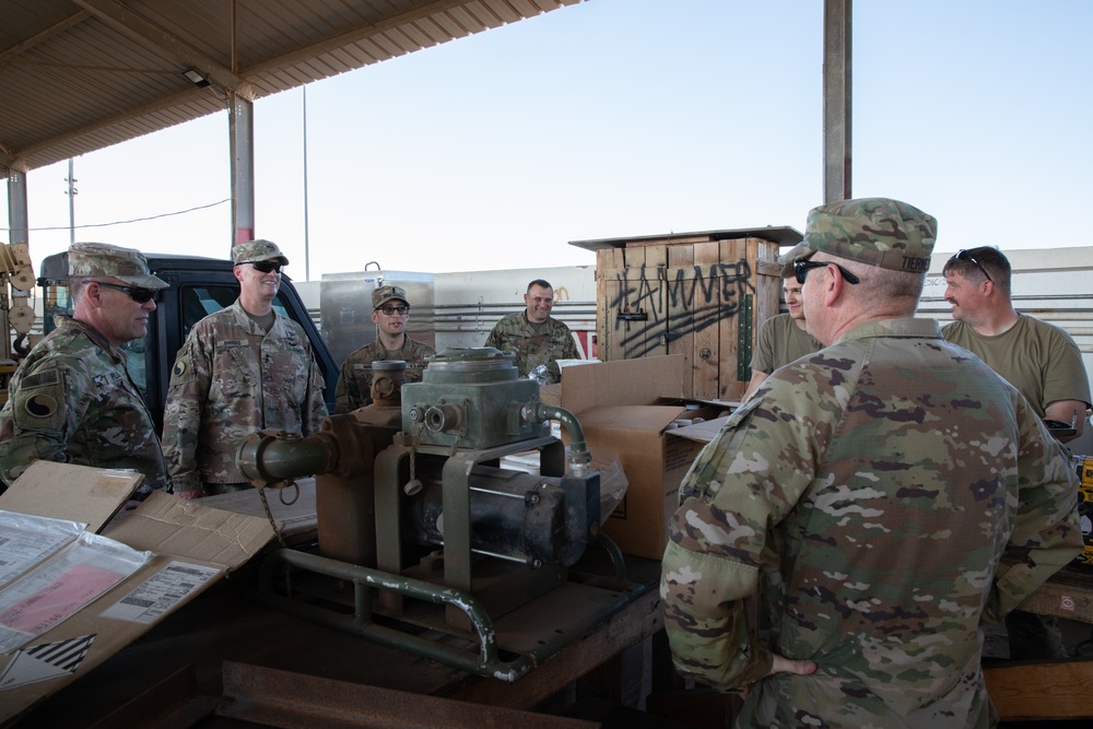 Maj. Gen. Rhodes visits Red Dragons in Djibouti