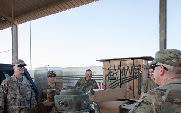 Maj. Gen. Rhodes visits Red Dragons in Djibouti