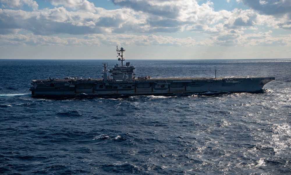 The Harry S. Truman Carrier Strike Group is on a scheduled deployment in the U.S. Sixth Fleet area of operations in support of naval operations to maintain maritime stability and security.