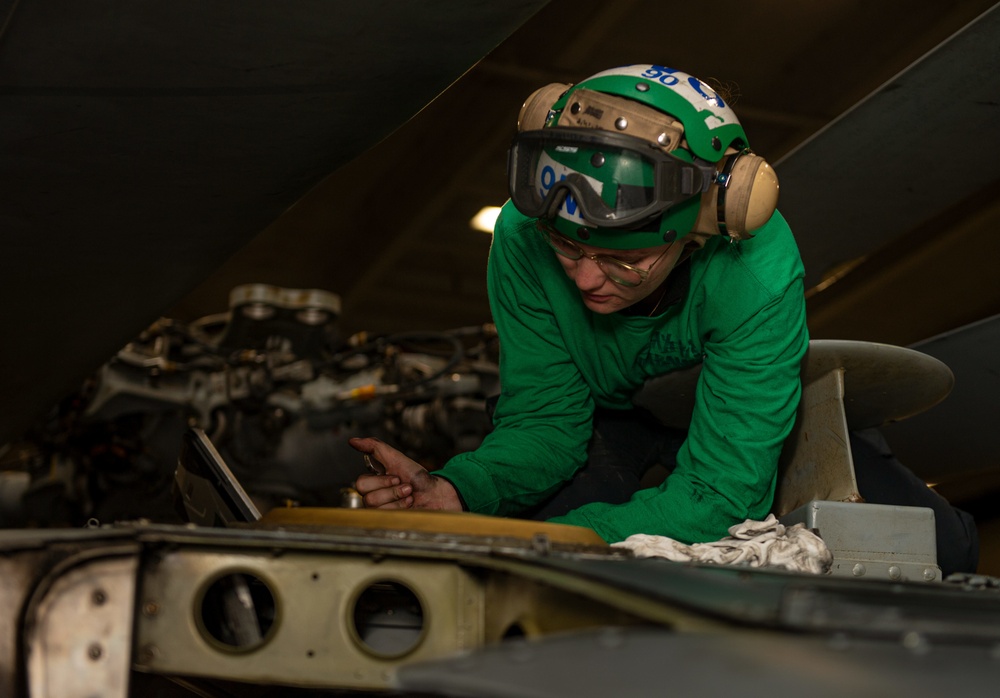 The Harry S. Truman Carrier Strike Group is on a scheduled deployment in the U.S. Sixth Fleet area of operations in support of naval operations to maintain maritime stability and security.