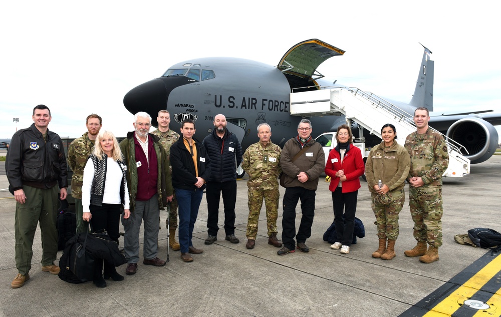 Team Mildenhall Honorary Commanders gain insight to refueling mission