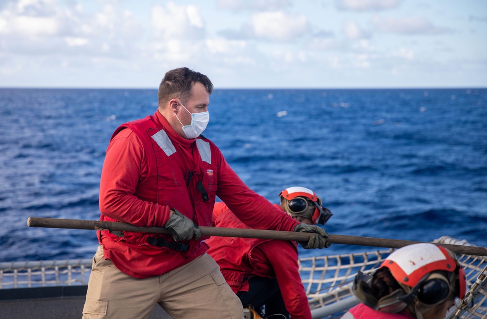 USS Milwaukee Conducts Flight Quarters