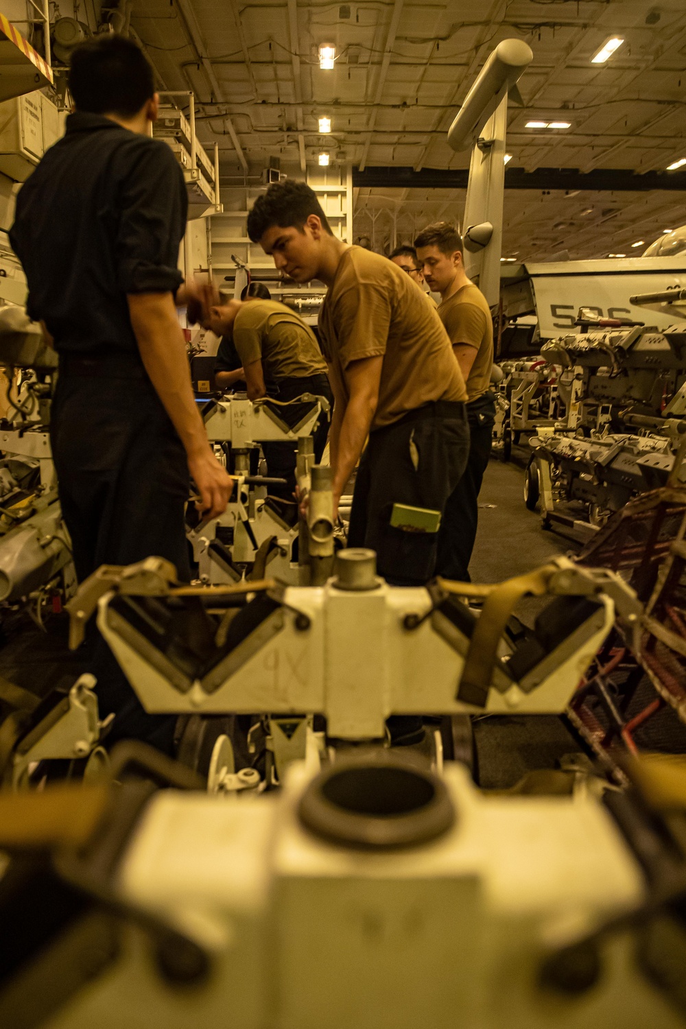 USS Carl Vinson (CVN 70) Conducts Night-Time Operations