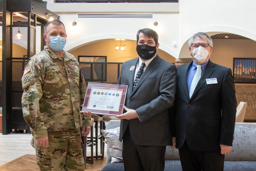 Drury Plaza Hotel Receives Seven Seals Award from ESGR