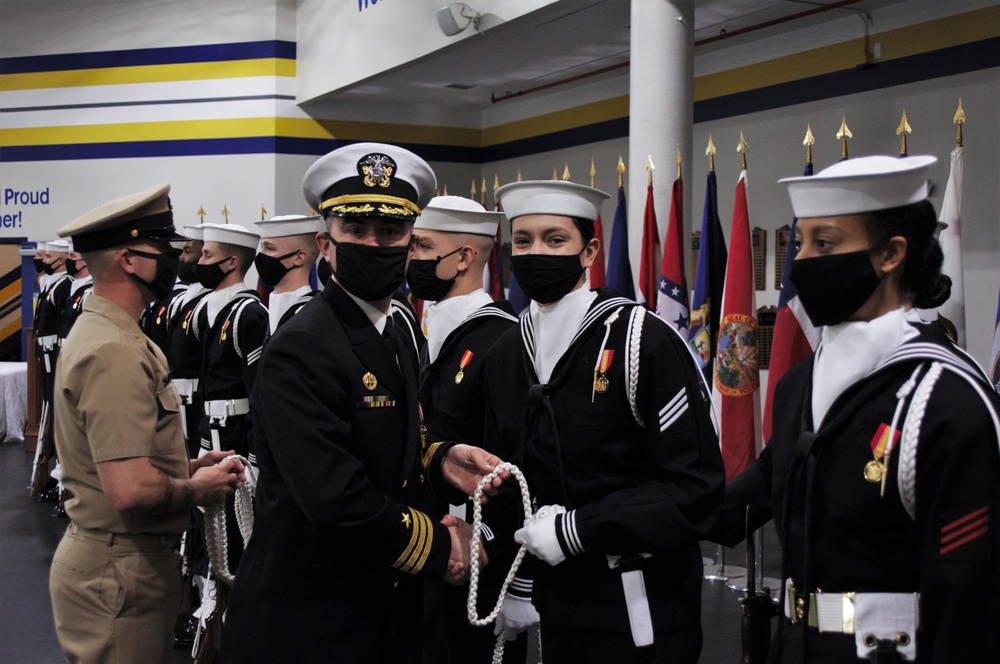 Sixteen Sailors Complete Training to Become Ceremonial Guardsmen