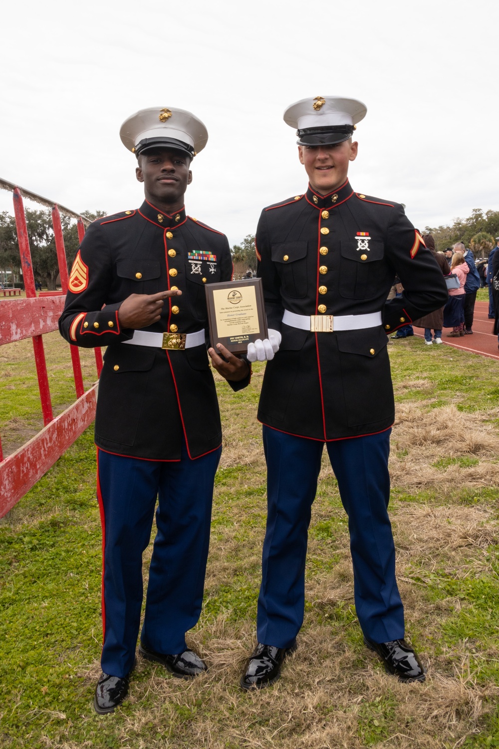 Louisiana native graduates recruit training as Platoon Honor Graduate