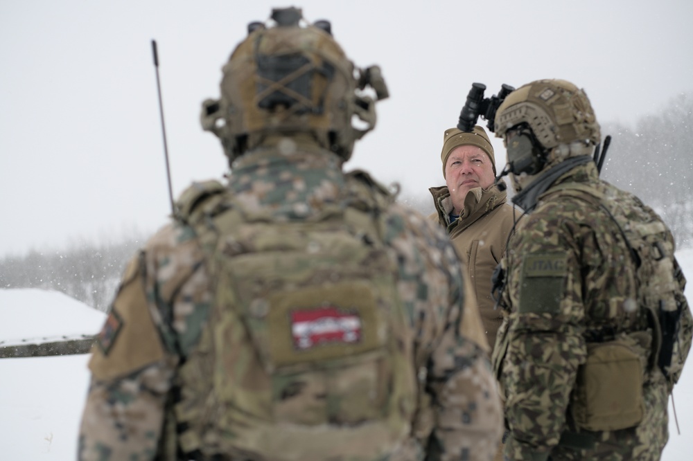 Latvian Armed Forces at “Winter Strike”