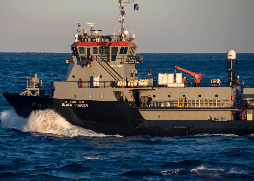 USS Wyoming (SSBN 742) Executes an Exchange of Command and Crews at Sea