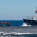 USS Wyoming (SSBN 742) Executes an Exchange of Command and Crews at Sea