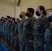 U.S. Sailors assigned to 1st MLG are frocked to the next rank