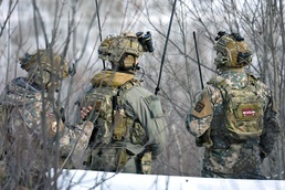 U.S. and Latvian Soldiers Work Side-By-Side Conducting Close Air Support