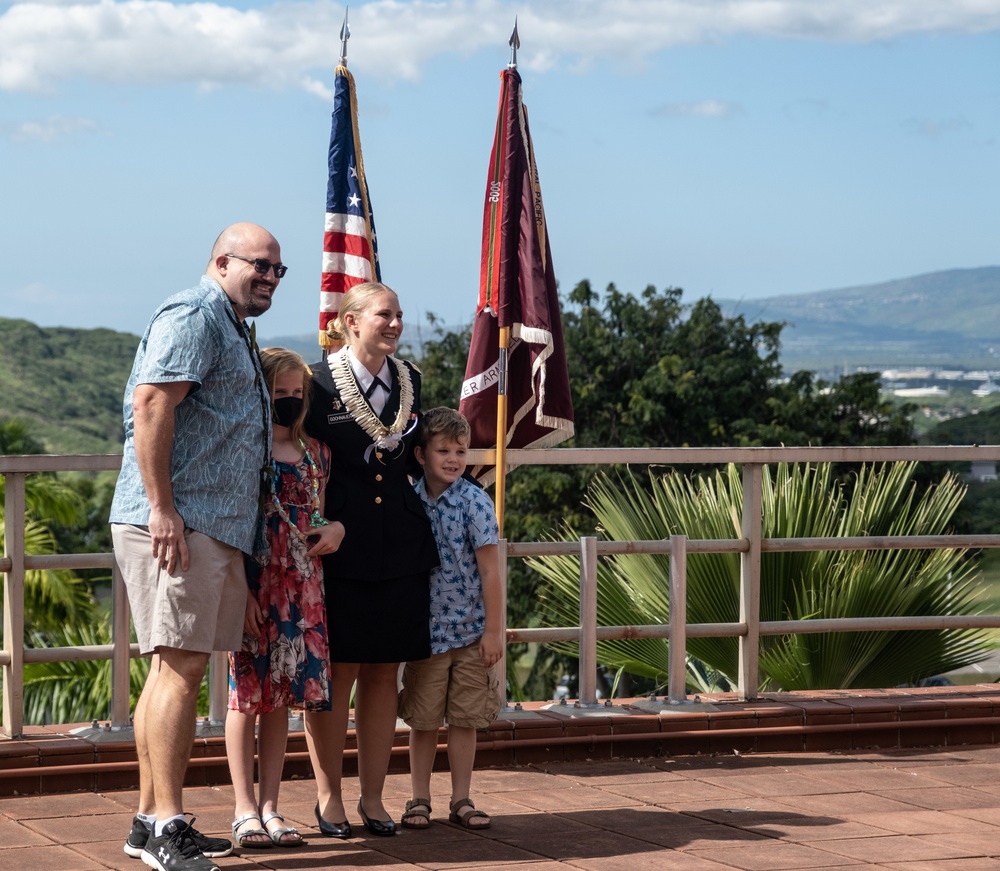 Tripler’s Labor &amp; Delivery Maj. Shyla D. Gochnauer promotion ceremony