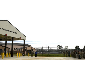 Robins Air Force Base opens new commercial vehicle search area