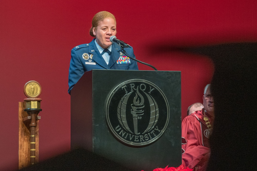 Col Mentzer Delivers Commencement Address