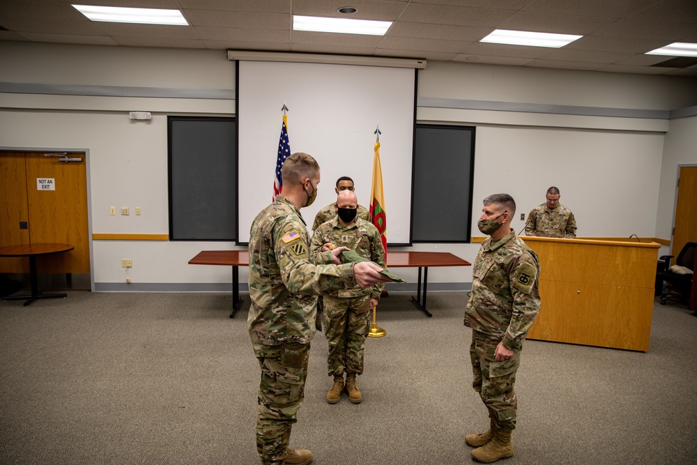 Mobilization ceremony send off for the 90th Sustainment Brigade