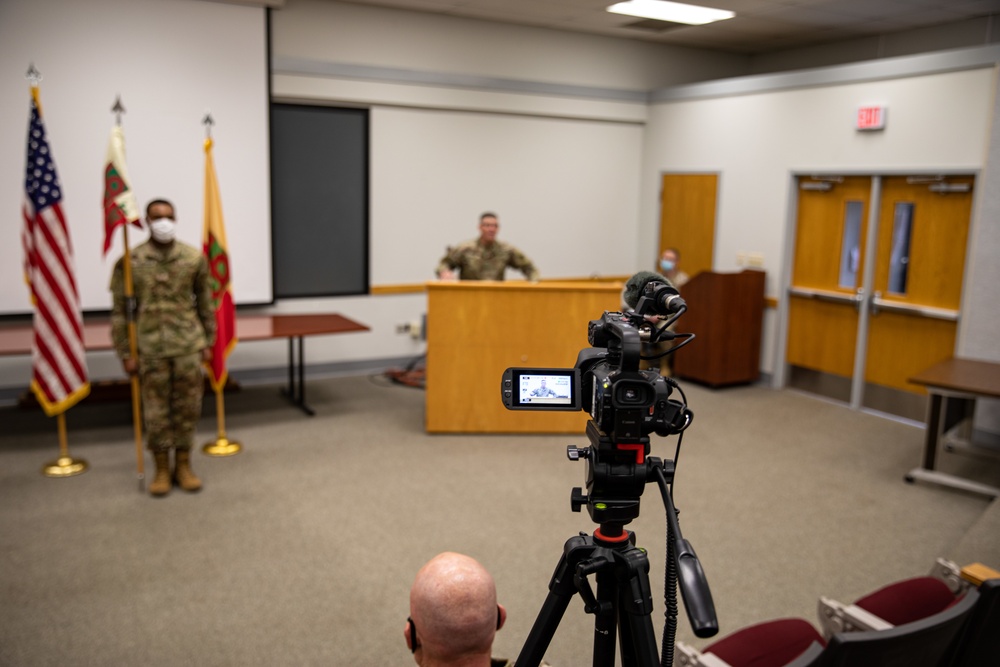 Mobilization ceremony send off for the 90th Sustainment Brigade