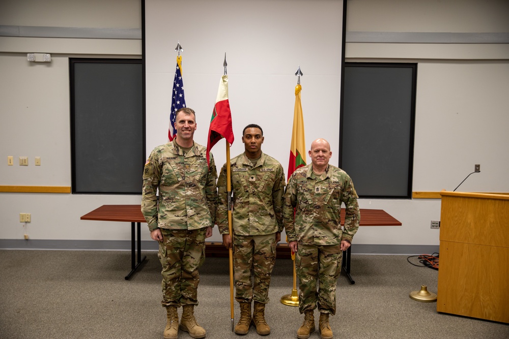 Mobilization ceremony send off for the 90th Sustainment Brigade