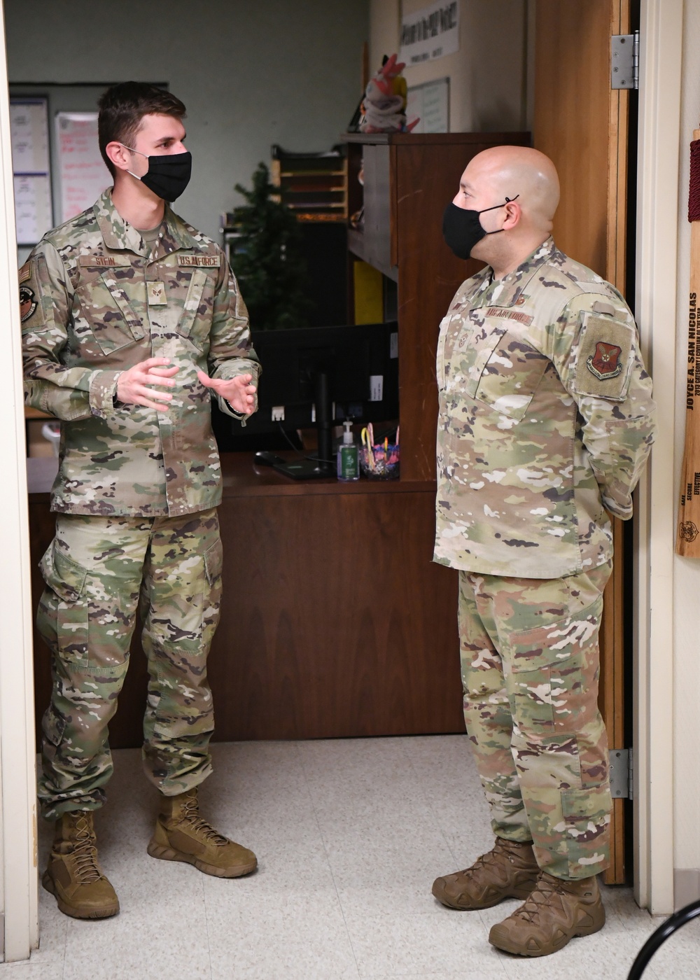 8th Air Force Command Chief Visits Minot AFB