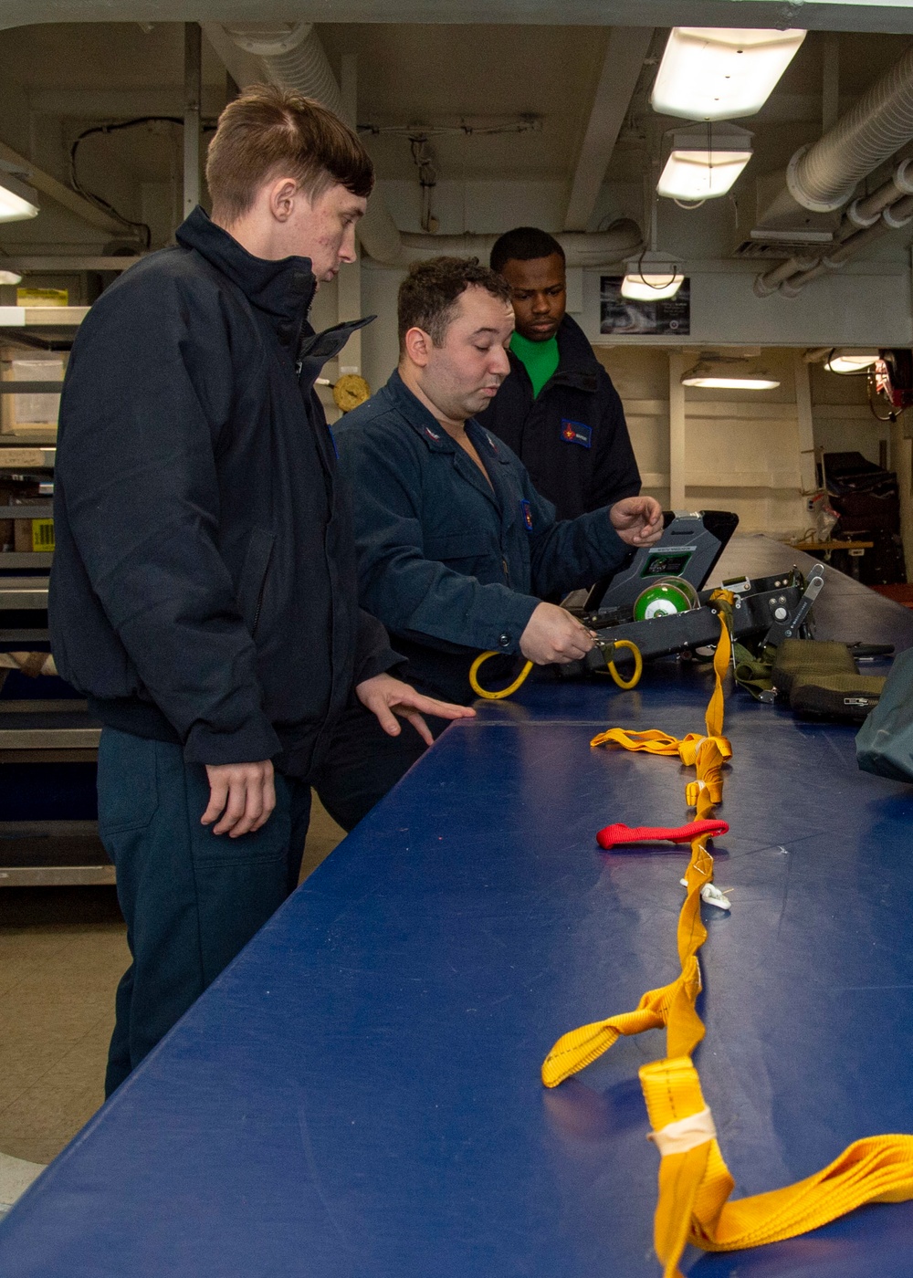 GHWB Sailor Performs Maintenance