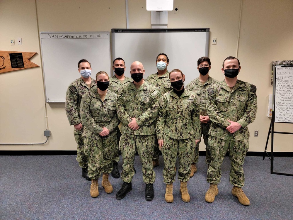 Naval Medical Forces Atlantic Graduates Seven Navy Career Counselors