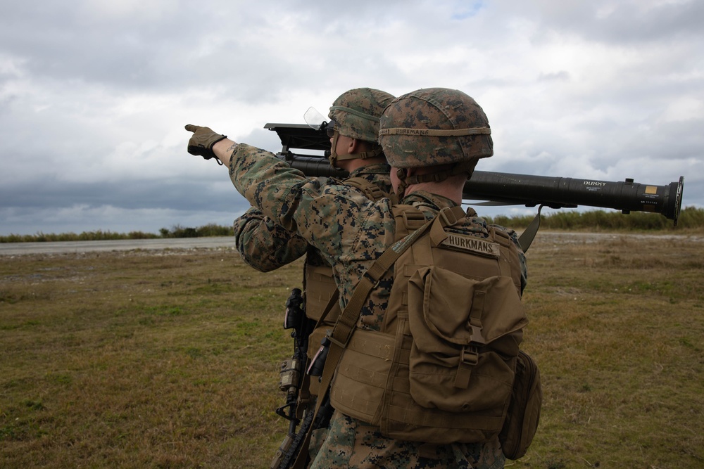 U.S. Marines conduct EAB operations on Ie Shima